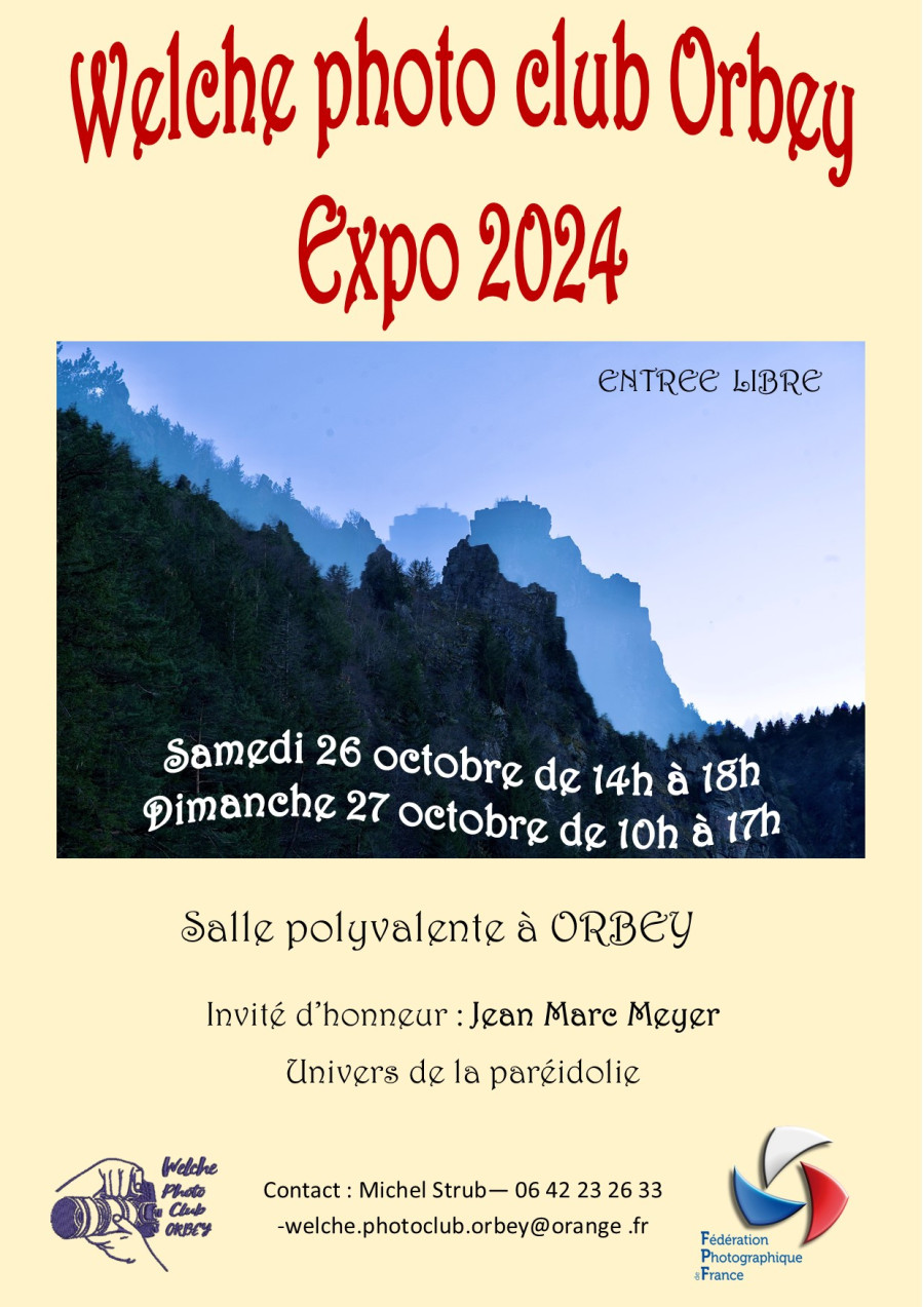 WELCHE PHOTO CLUB ORBEY - Expo 2024