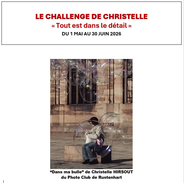 LE CHALLENGE DE CHRISTELLE